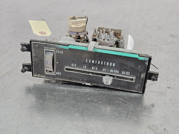 1969 70 Impala, Caprice A/C Heater COMFORTRON Control Unit Panel, #7307838 OEM3