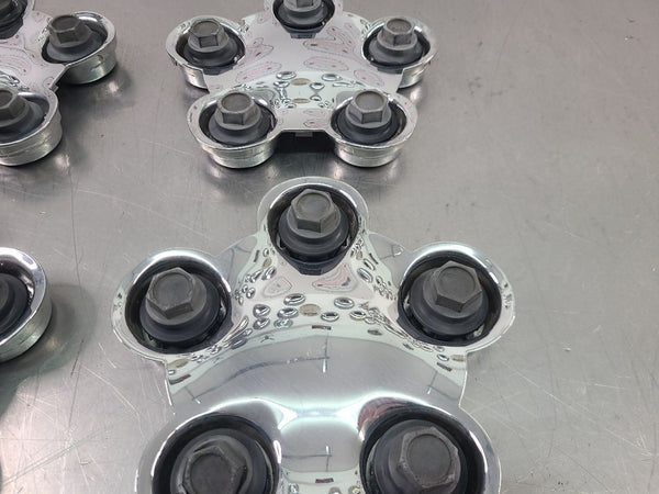 1997-99 Camaro Factory Chrome Wheel Center Cap Set of 4, GM P/N #9592665 - OEM8