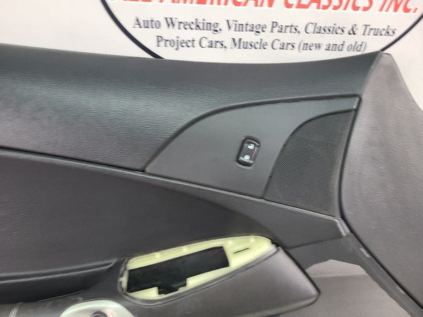 2005-13 C6 Corvette Left Driver Side Door Trim Panel, Black, LH - OEM7