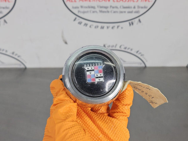 1962 Cadillac Fleetwood Steering Wheel Horn Button Emblem Badge - OEM1