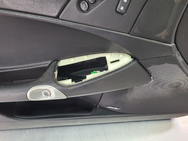 2005-13 C6 Corvette Left Driver Side Bose Premium Door Panel , LH, Black - OEM13