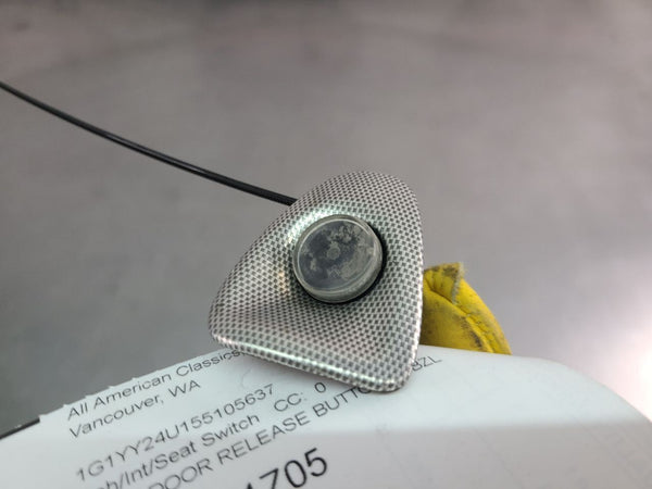 2005-13 C6 Corvette Right Passenger Side Door Interior Release Button w/ Bezel2