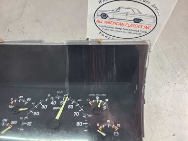 1994 Chevy Truck 6.5L Turbo Diesel Instrument Cluster Assembly w/ Tach - OEM2