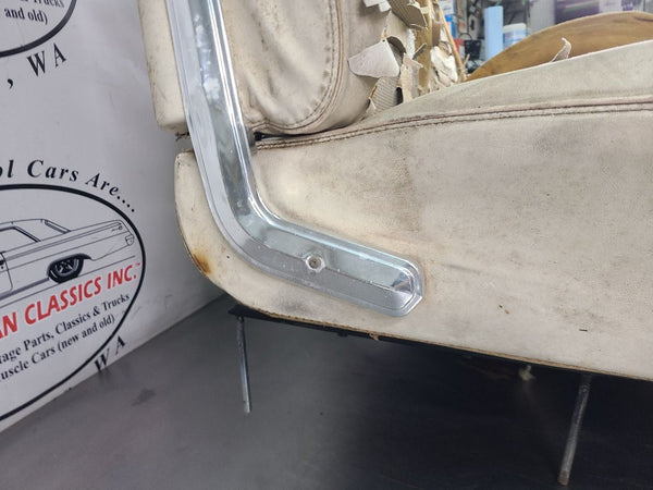 1966-67 Ford Fairlane Factory Bucket Seat Pair, Good Cores! - OEM14