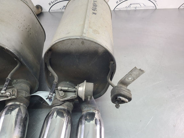 2008 C6 Corvette Factory Exhaust Muffler Set w/ Bi-Mode Actuators - OEM7