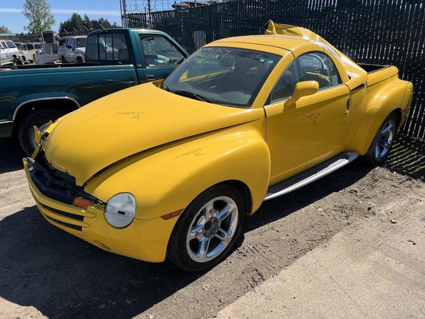 200306 Chevy SSR Rear Hatch Truck Bed Slat Trim Complete Set, Yellow  OEM23