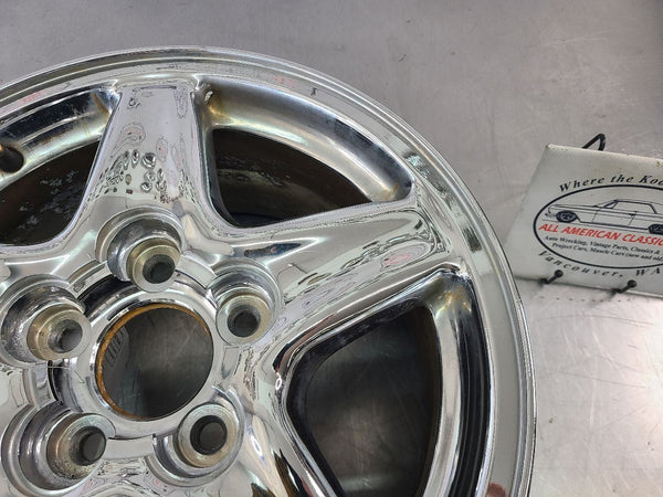 1997-99 Camaro Factory 16x8 5 Spoke Chrome Wheel, Opt. N98 - OEM7