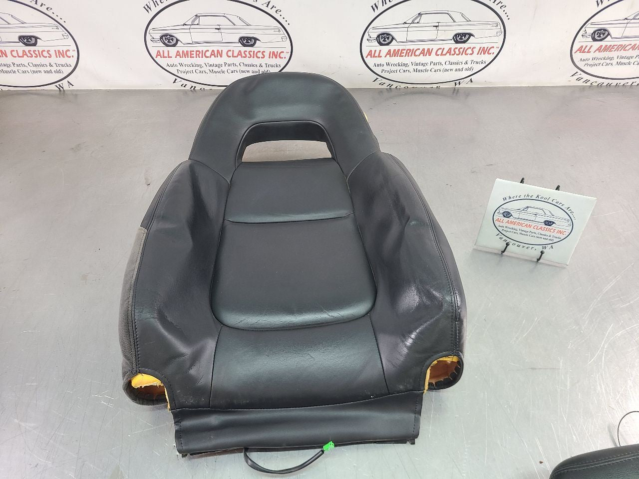 200306 Chevy SSR Drivers Seat Upper / Back Cover Cushion, Black  OEM0