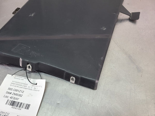 2010-13 C6 Corvette RH Grand Sport Front Fender Inner Lower Rear Panel, 259421414