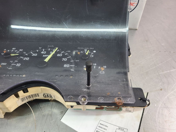 1994 Chevy Truck 6.5L Turbo Diesel Instrument Cluster Assembly w/ Tach - OEM3