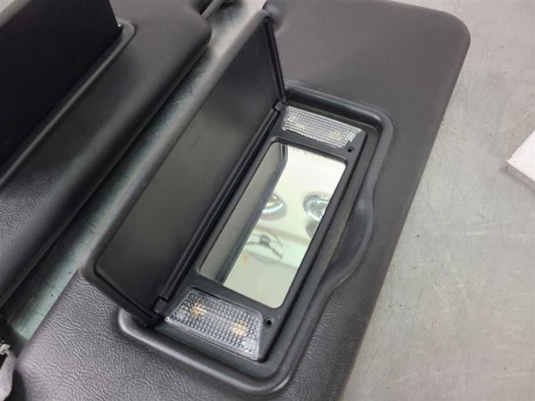 2003-06 Chevy SSR Interior Sun Visor Pair (Left/Right) Illuminated Black - OEM7