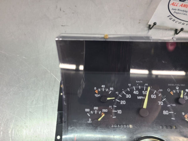 1994 Chevy Truck 6.5L Turbo Diesel Instrument Cluster Assembly w/ Tach - OEM1