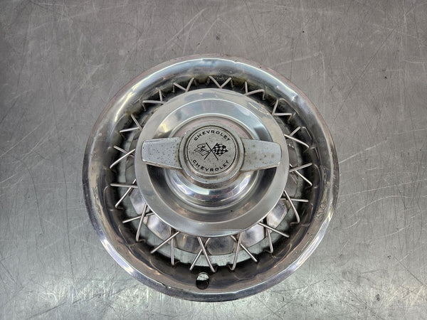 1962 63 Impala Nova Corvair Spinner Wire Spoked Wheel Hubcap - OEM0