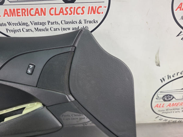2005-13 C6 Corvette Left Driver Side Door Trim Panel, Black, LH - OEM6