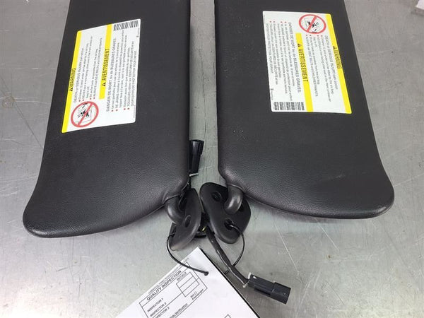 2003-06 Chevy SSR Interior Sun Visor Pair (Left/Right) Illuminated Black - OEM9