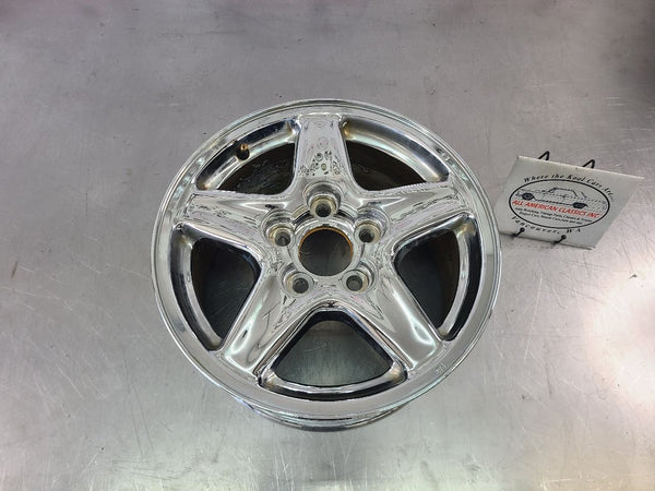 1997-99 Camaro Factory 16x8 5 Spoke Chrome Wheel, Opt. N98 - OEM1