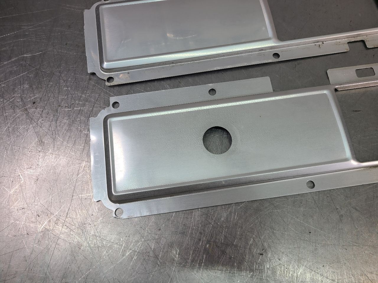 1978 Chevy Truck Door Panel Inserts, Pair, LH/RH, Stainless - OEM