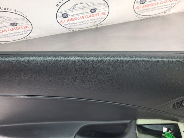 2005-13 C6 Corvette Left Driver Side Bose Premium Door Panel , LH, Black - OEM4