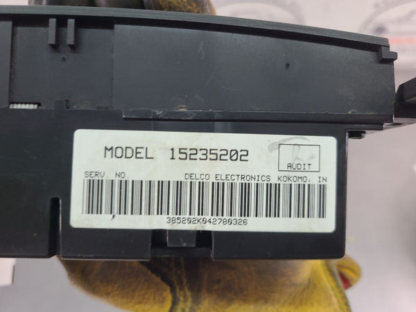 05-13 C6 Corvette AC Temperature Automatic Climate Control Switch Panel 152352028