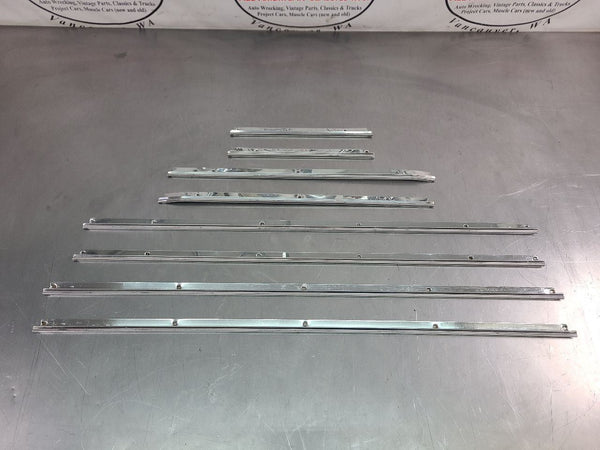 1962-65 Nova 2 Door Hardtop 8 Piece Interior Door / Quarter Trim Panel Mouldings1