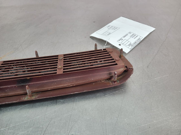 1968 442 Oldsmobile Cutlass Engine Hood Rear Vent Louver Grill w/ Upper Moulding9