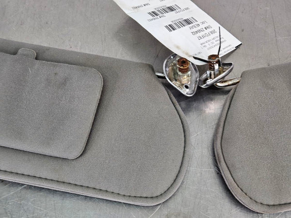 1987-93 Mustang Fox Body Front Sun Visor Pair, Gray - OEM2