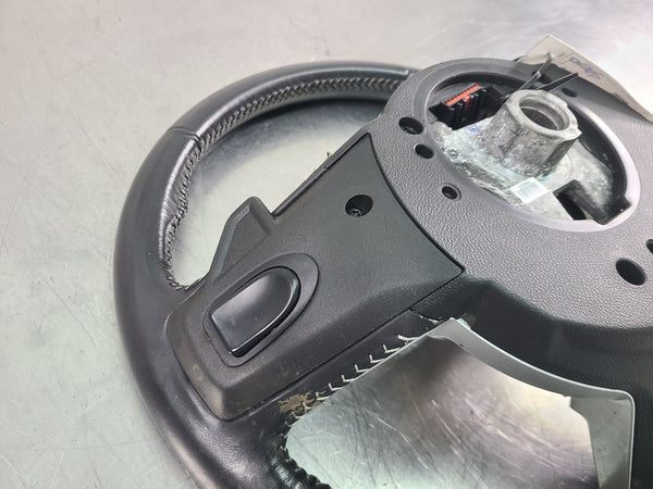 2010 Camaro Factory Black Leather Steering Wheel w/ Silver Accent - OEM17