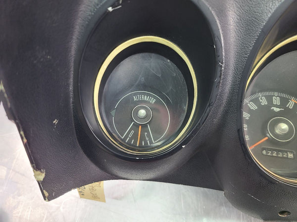 1969-70 Ford Mustang Instrument Cluster Gauge Assembly w/ Bezel Trim, Black7
