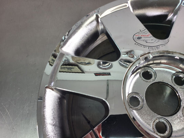 2002-03 Ford Thunderbird Aluminum Chrome 7 Spoke Wheel, Factory, 17x7.5 - OEM8