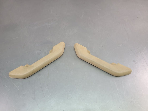 1973-80 Chevy Suburban Rear Door Trim Panel Arm Rest Pair, Tan, LH / RH - OEM0