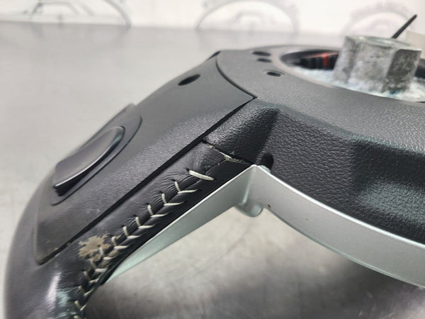 2010 Camaro Factory Black Leather Steering Wheel w/ Silver Accent - OEM19