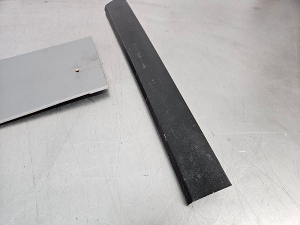 1987-93 Mustang Fox Body Headliner Trim Bezel Moulding 4 Piece Set, Black / Gray5