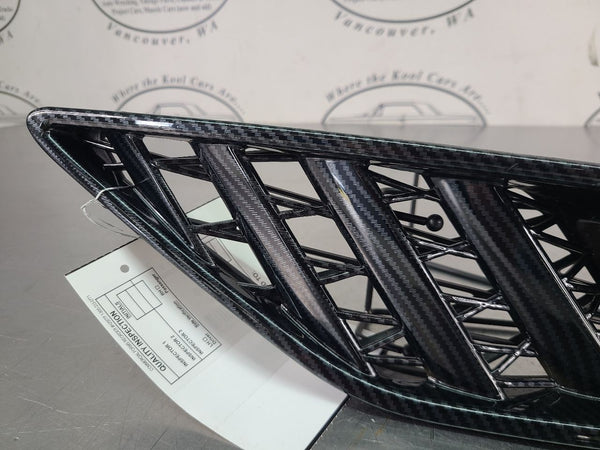 2014-17 C7 Corvette Coupe Quarter Panel Vent Insert, Carbon Overlay, Left LH6