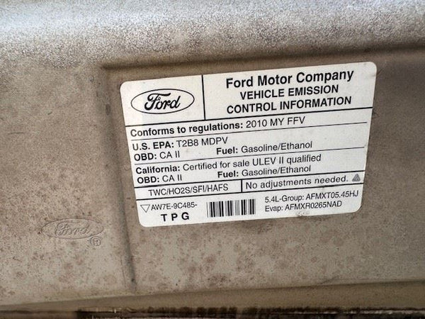 2009-10 Ford E150 E250 E350 Van ECM Engine Control Module, AC2A-12A650-CC16