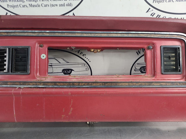 1978-79 Ford Bronco Front Dash Panel Structure / Assembly w/ Integral A/C - OEM14