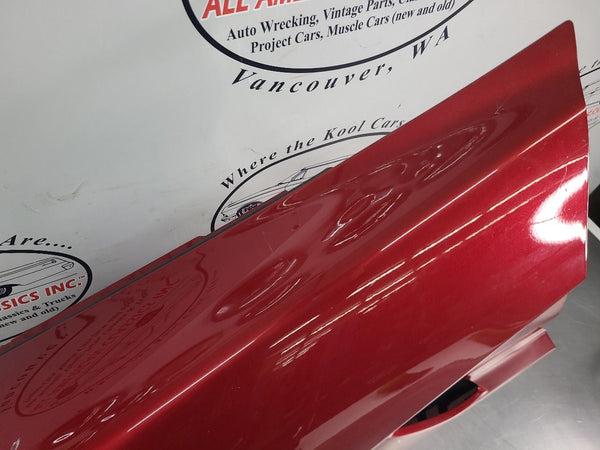 2005-13 C6 Corvette Left Driver Side Front Fender Panel, Magnetic Red, LH - OEM8