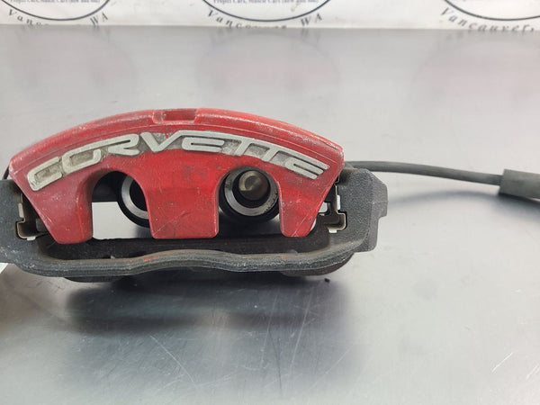 2005-13 C6 Corvette Left Driver Side Rear Brake Caliper, Opt. JL9 Bracket - OEM2