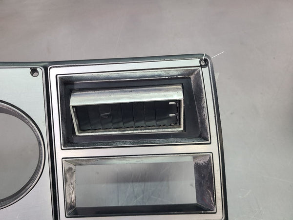 1973-80/91 Chevy Suburban Front Dash Instrument Cluster Bezel Trim, Silver - OEM11
