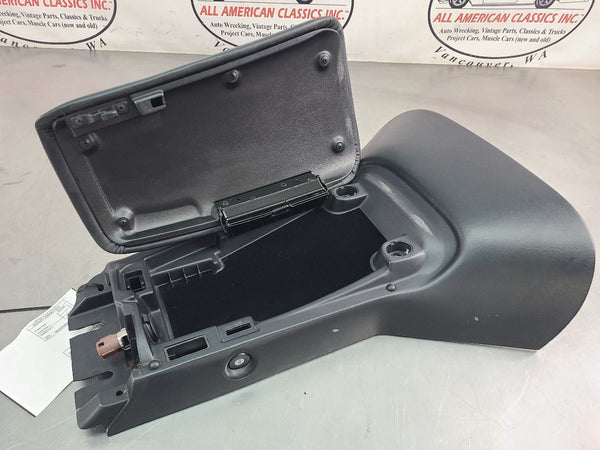 2000-04 C5 Corvette Center Console Complete Assembly, Base w/ Lid, Black - OEM13