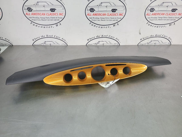 1997-2002 Plymouth Prowler Upper Dash Pad Trim w/ Speedometer / Gauge Bezel, OEM0