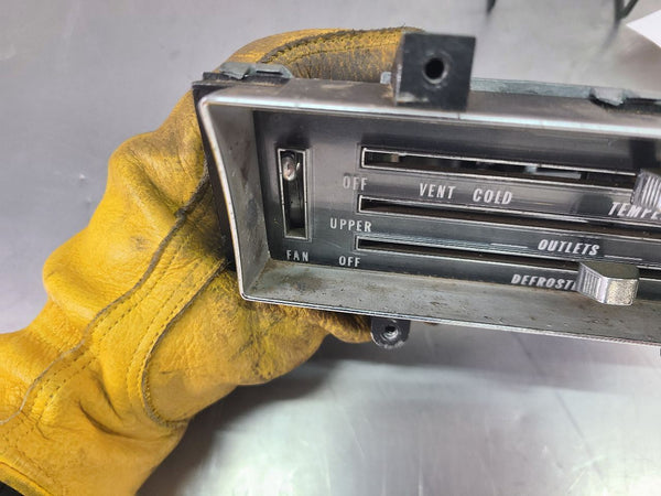 1967 Chevrolet Impala Dash Temperature Heater Control w/ Fan Control - OEM9