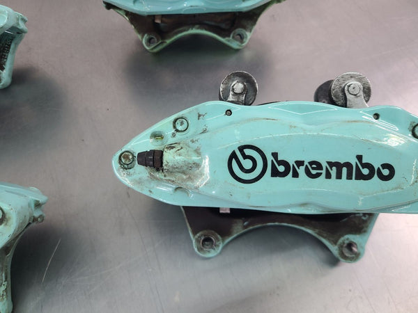 2010-15 Camaro SS Factory Brembo Big Brake Caliper Set of 4 Front/Rear, Blue3