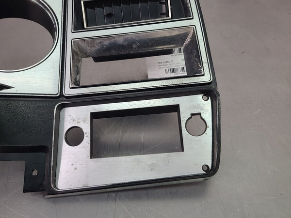 1973-80/91 Chevy Suburban Front Dash Instrument Cluster Bezel Trim, Silver - OEM13