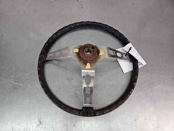 1977 Gremlin AMX AMC 3-Spoke Steering Wheel, Bare, Black - OEM9