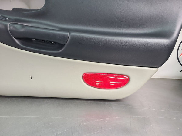 1997-04 C5 Corvette Front Door Trim Panel Pair, Right, Left, Black / Gray, RH,LH17