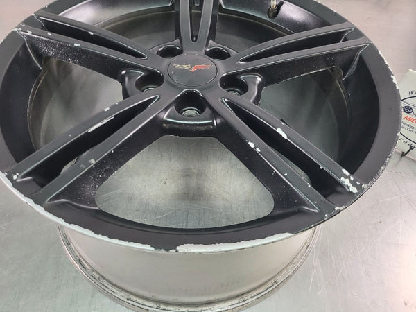 2008-10 C6 Corvette 5 Double Spoke Factory Wheel QG6, Rear, 19x10, OEM7