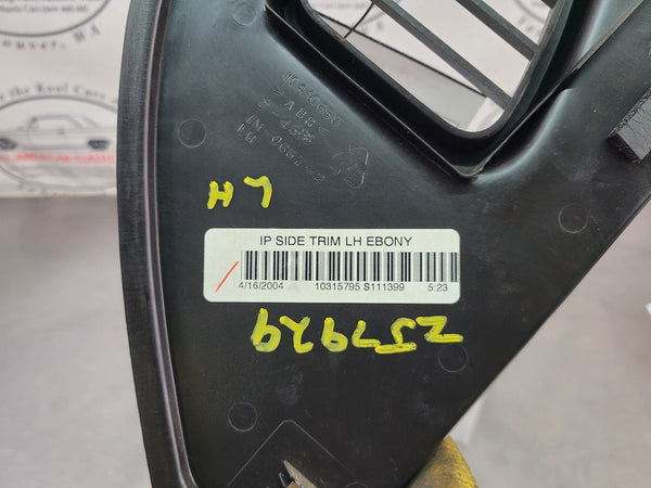 2004-09 Cadillac XLR Left Driver Side LH Dash End Cap Trim Bezel Panel - OEM3