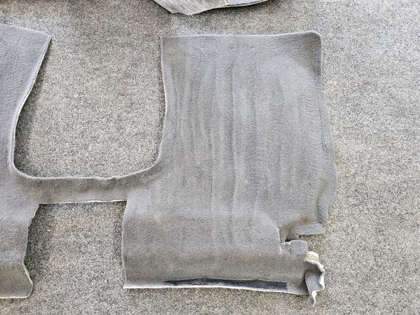 2005-13 C6 Corvette Interior Cabin Carpet Set, Footwell, Behind Seat, Black, OEM6