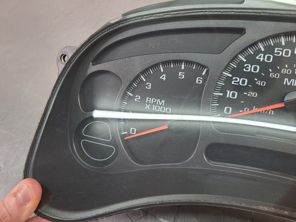 2003-05 Chevy GMC Truck Instrument Cluster Speedometer Gauge Assembly, #151146493