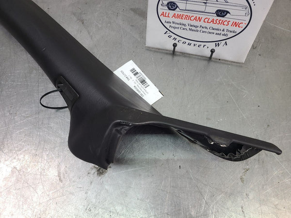 2004-09 Cadillac XLR Left Driver Side Interior A-Pillar Trim Panel, Black, LH1